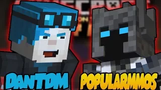 DANTDM (THEDIAMONDMINECART) VS POPULARMMOS!! - Minecraft: Story Mode