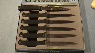 Cold Steel Kitchen Classics Steak Knife Set Model 59KS6Z