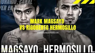 Mark Magsayo vs  Rigoberto Hermosillo Featherweight October 04, 2020