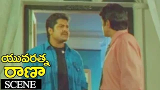 Balakrishna & Police Officer Scene || Yuvaratna Rana Movie || Balakrishna, Heera, Bhagyashree