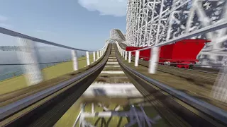 Long Beach Pike Cyclone Racer recreation - NoLimits 2