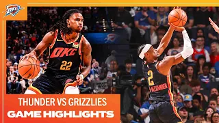 OKC Thunder vs Memphis Grizzlies | Game Highlights | March 10, 2024