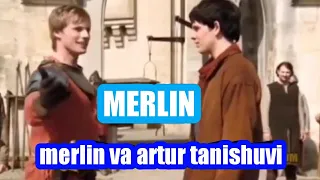 MERLIN VA ARTUR TANISHUVI 🤣🤣🤣 KINO 1 QISIM UZBEK TILIDA HD