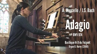 J.S. Bach / A. Marcello - Adagio BWV 974 (Anne-Isabelle de Parcevaux, organ)