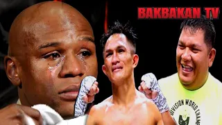 MAYWEATHER IYAK MATAPOS WASAKIN SA LABAN NG ALAGA NI BUBOY FERNANDEZ ANG ALAGA NYANG UNDEFEATED