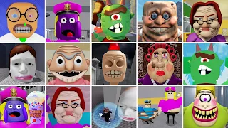 EPIC UPDATE | Escape New Giant Head, Police Girl Prison, Siren Cop, Evil Step DAD Obby, Creepybob