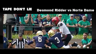 TDL Senior Bowl watch-Desmond Ridder vs Norte Dame.