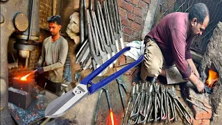 Manufacture Process of Metal Sheets Cutting Scissors in Indian Factory || Forging of metal Scissors