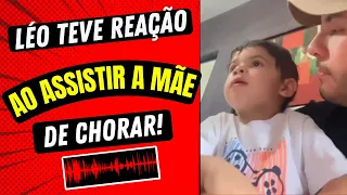 😭MURILO HUFF NÃO SUPORTOU VER A REAÇÃO DO LÉO ASSISTINDO A MAMÃE NA TV😭