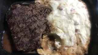 Steak and Mashed Potatoes Applebee’s 2 for $20 Review/Mukbang