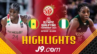 Nigeria take HUGE step toward Olympics with comeback victory | J9 Highlights | FIBA Women's OQT 2024