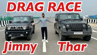 Jimny VS Thar Diesel Drag Race l Aayush ssm