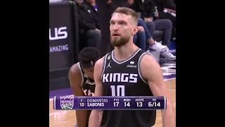 Domantas Sabonis free throw