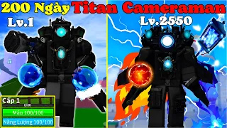 [BloxFruit] 200Ngày Titan Cameraman Siêu Bá Đạo- Thức Tỉnh Sức Mạnh Siêu Nhân Phẩm