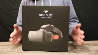 DJI Goggles Race Edition RE -  Unbox & Review - Feature & Menu Walk Through