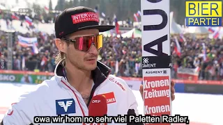 Die Radler-Moral unserer Skispringer! 🍺🥇