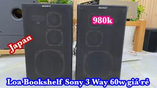 Thanh lý loa Sony 3Way Japan, bass 16cm, 60w,6 ohm giá rẻ.LH 0834563852