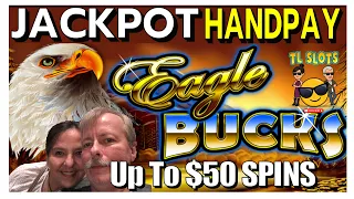 FOUR WINDS CASINO* Jackpot HandPay*  Eagle Bucks Slot Machine*  #fourwindscasinos  #jackpot #handpay