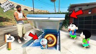 GTA 5 : FRANKLIN AND SHINCHAN Found An Ultimate SECRET Underground World in GTA 5 ! (GTA 5 mods)