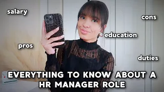 THINKING ABOUT BECOMING AN HR MANAGER? WATCH THIS FIRST | salary, duties, education & more!