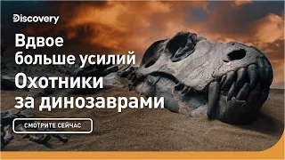 Вдвое больше усилий | Охотники за динозаврами | Discovery