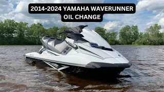 How to do a Oil Change on a 2014-2024 Yamaha WaveRunner (All models.. GP1800R, FX, VX, EX,) 1.8L