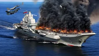 Happening Today! US A-10 WARTHOG Fighter Jet Destroys Russian Aircraft Carrier