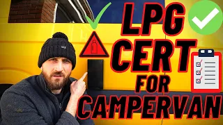 LPG CERTIFICATION FOR GAS INSTALL IN A VW CRAFTER CONVERSION - EP. 54