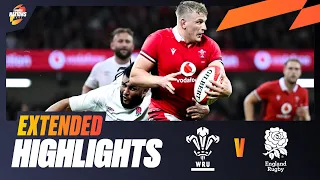 POWERFUL PERFORMANCE 🏋️‍♂️ | Wales v England | Extended Highlights | Summer Nations Series