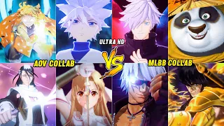 Mobile Legends Bang Bang VS Arena Of Valor Skin Collaboration Comparison Ultra HD