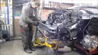 Volvo S60. The front part repair. Ремонт переда.