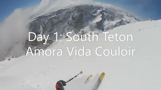 Skiing the Grand Teton & South Teton - March 2023