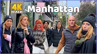 【4K】WALK Manhattan - Soho NEW YORK City NYC USA NY Travel vlog