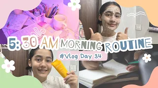 5:30am morning routine || productive morning || vlogmas 34 || Aakritisharmavlogs