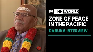 Fiji PM Sitiveni Rabuka calls for 'Zone of Peace' in the Pacific | The World