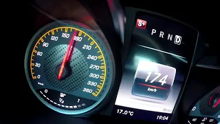 Mercedes Benz AMG GTS Acceleration 0 - 220 km/h ( Pure Sound & Acceleration )