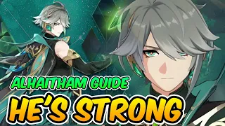 Alhaitham Complete Guide - Builds, Teams, and More