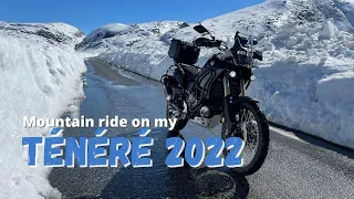 I took my 2022 Yamaha Ténéré 700 into the snowy, Norwegian mountains!