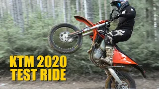 KTM 2020 exc 500 450 250 - Test ride