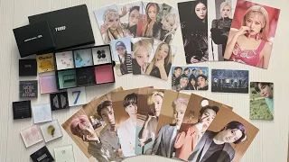 Распаковка мерча, организация карт и открыток BTS, ATEEZ, BLACKPINK / kpop photocard collection