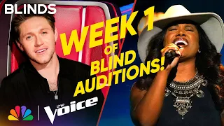 The Best Performances from the First Week of Blind Auditions | The Voice | NBC