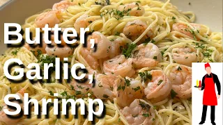 Garlic Butter Shrimp Pasta Recipe, easy and delicious!