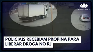 Policiais recebiam propina para liberar droga | Jornal da Noite