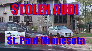 Live on Patrol CLIPS- STOLEN AUDI CRASHES St. Paul Minnesota