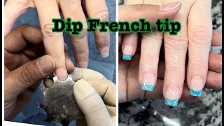 Dip French tip | Nail tutorial | Ep. 27