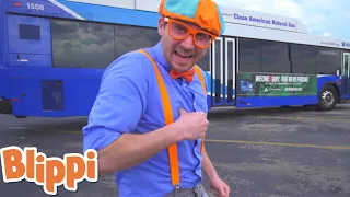 WOW! Blippi Explores Bus | Blippi | Learn With Blippi | Funny Videos & Songs