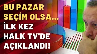 ORC'nin anketi ilk kez Halk TV'de! Böyle düşüş görülmedi!