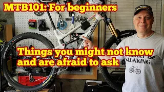 A beginners intro to a mountain bike and the parts on one