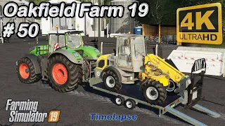 Weeds control, animal care, making and selling silage bales | Oakfield Farm 19 | FS19 TimeLapse #50