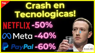 Acciones de META, NETFLIX y PAYPAL se desploman ¿en que invertir en 2022?